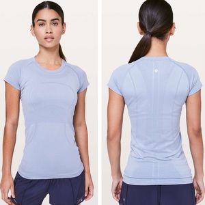 Lululemon periwinkle swiftly tech short sleeve